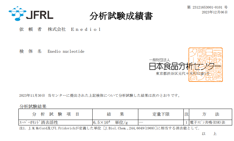 SOD分析試験成績書.png__PID:2e1248f9-8d0a-4393-ac4d-f779f29a2829