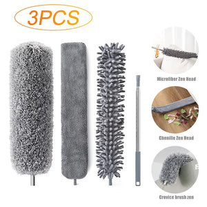 3pcs. Magic Telescopic Long Handle Mop - Shop Right Here