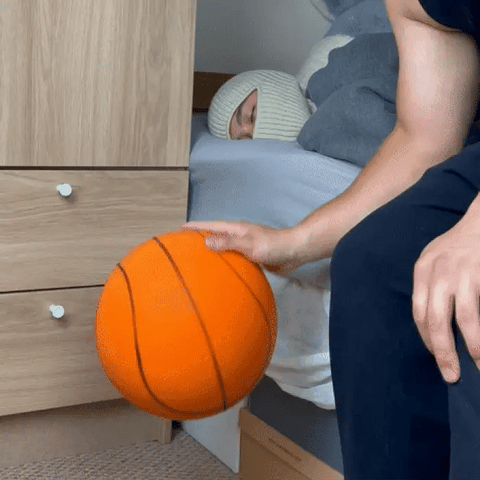 Baloncesto silencioso: material de primera calidad, pelota de