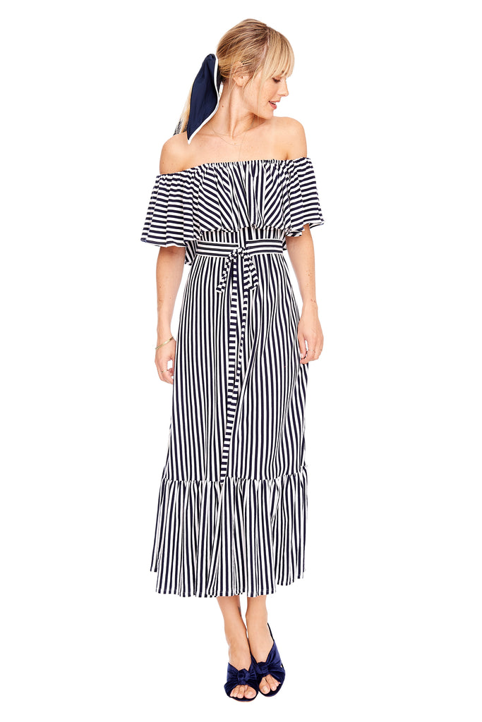 Rebecca Ruffle Dress – MDS Stripes