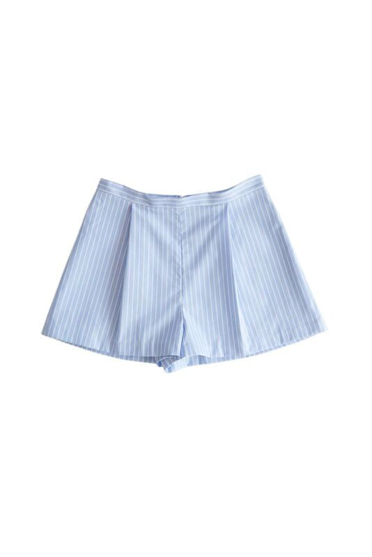 Pleated Short 1 left – MDS Stripes