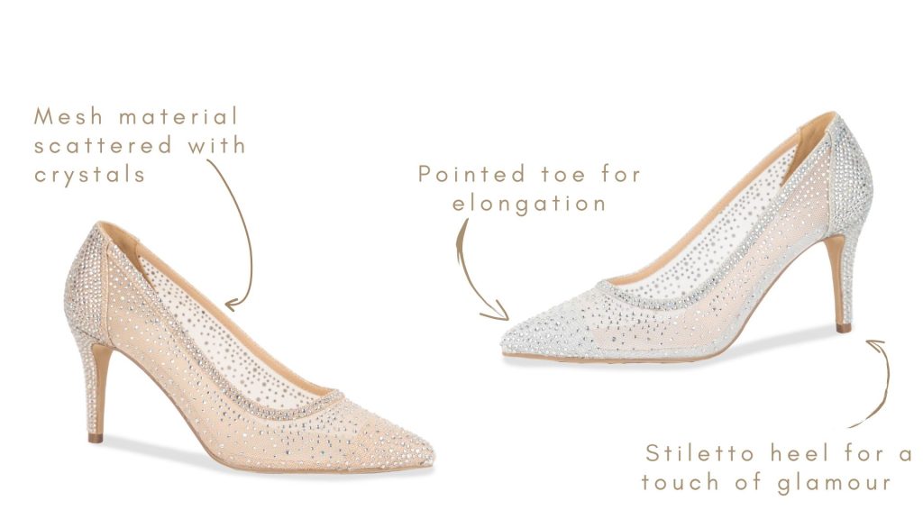 Kingston Crystal embellished party heels