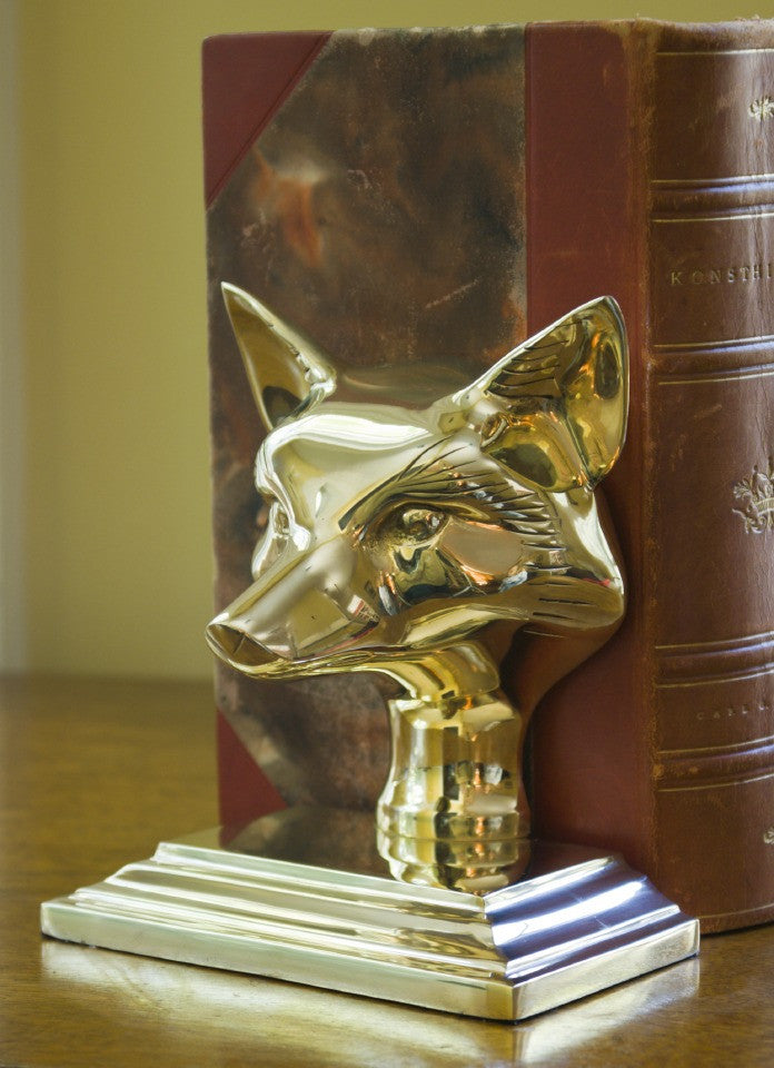 Fox Bookend and Door Stop Jefferson Brass Company