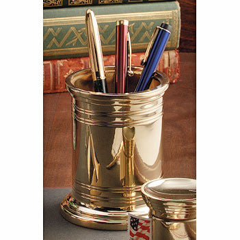 brass pencil holder