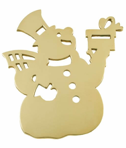 Snowman Trivet – Jefferson Brass Company