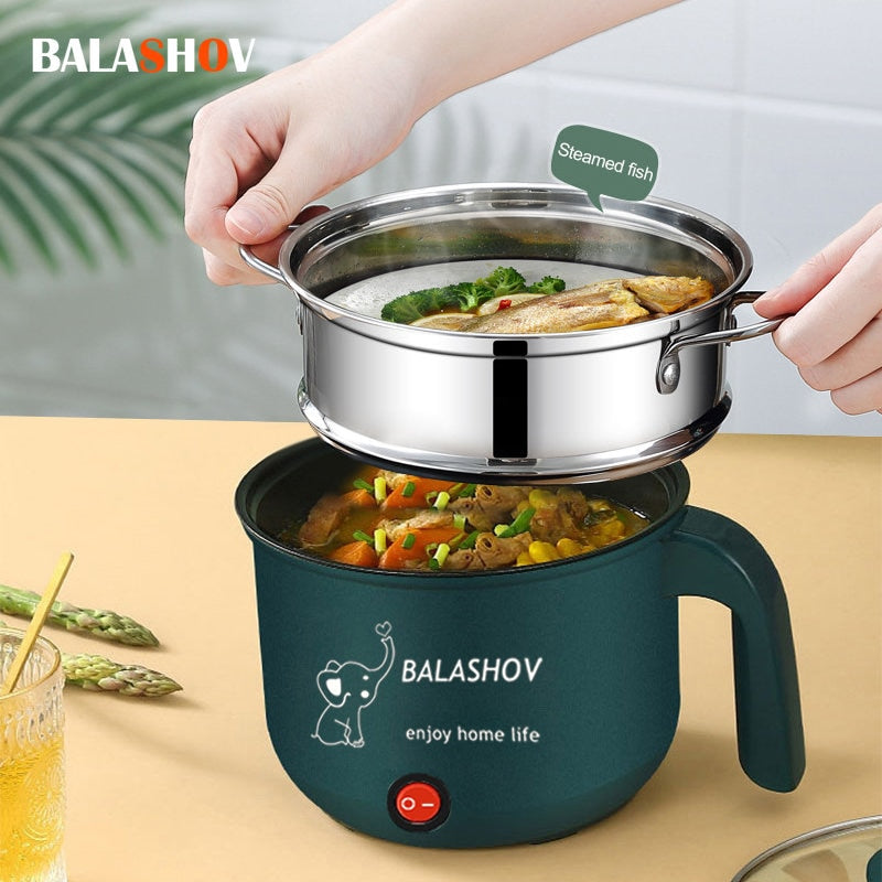 Mini Electric Cooker Non-stick Cooking 1.8L Single/Double Layer   Multifunction Electric Cooker