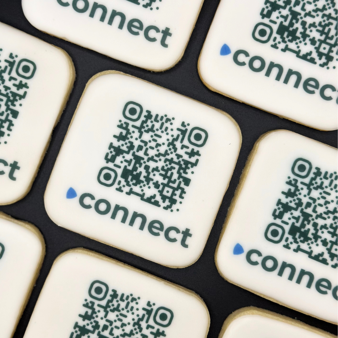 Custom QR Code Cookies