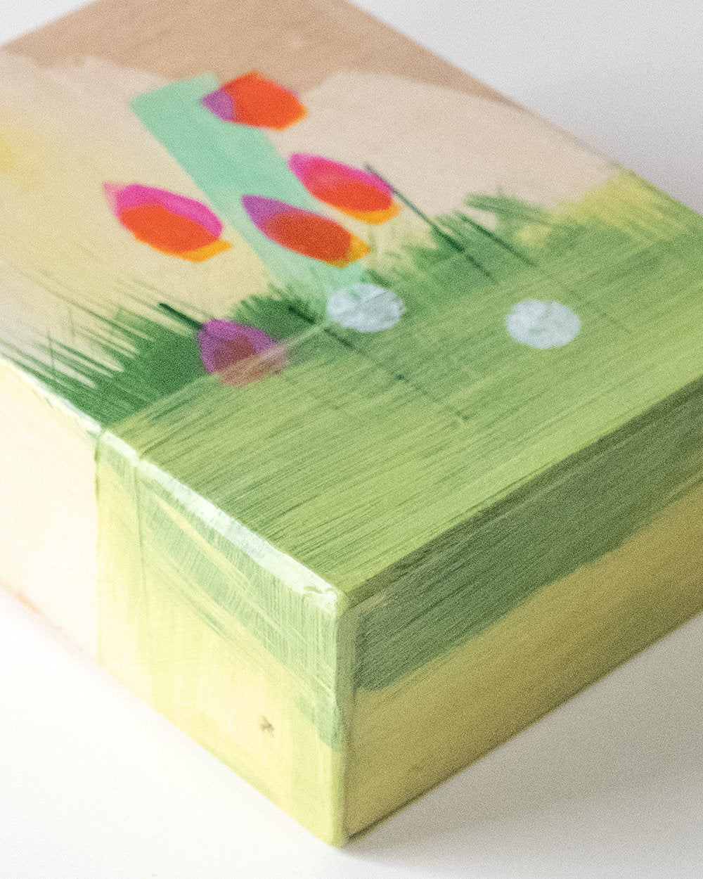 Garden Study Painting Edge. Painting by Janet Taylor | Household Art