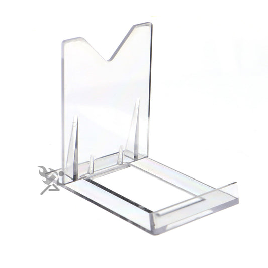 Fishing Lure Display Stand Easels for Larger Lures, 10 Pack, Clear