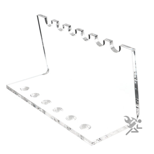 100 White Plastic Fishing Lure Display Stands 