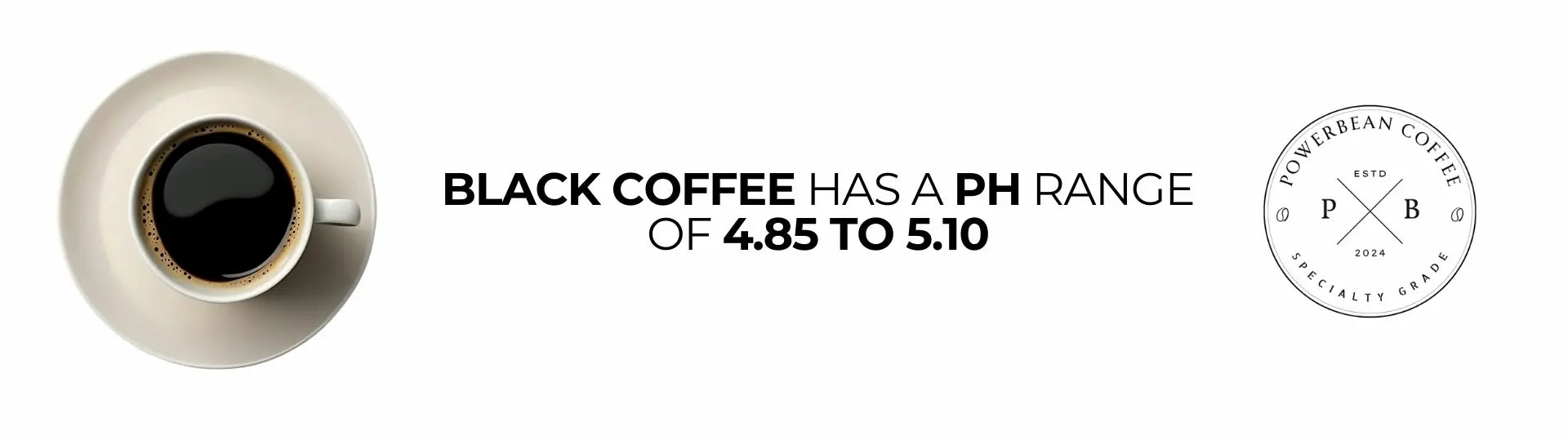 pH of black coffee