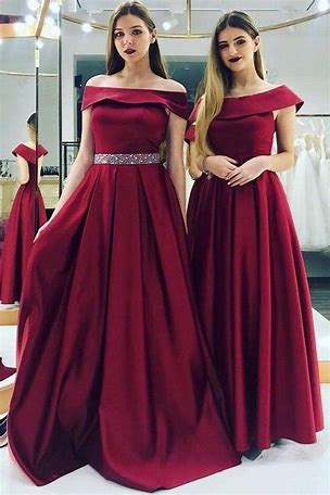 Burgundy Bridesmaid Dresses 4