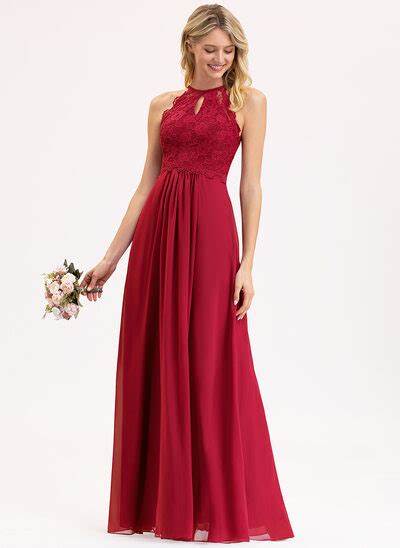 burgundy lace bridesmaid dress