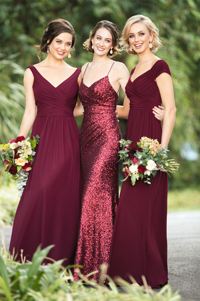 Tailoring Time Burgundy Bridesmaid Dress Duration Guide 4816