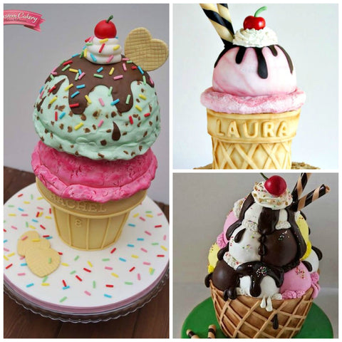 ice cream cone cake