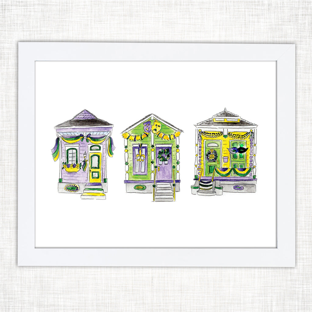 Mardi Gras Gator Print - Art Creative Magnolia