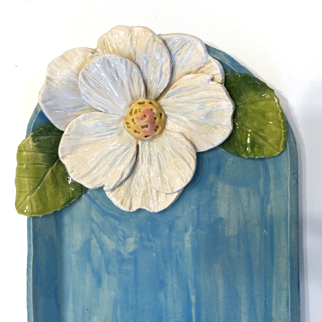 Penelope Fluted Vase - Magnolia