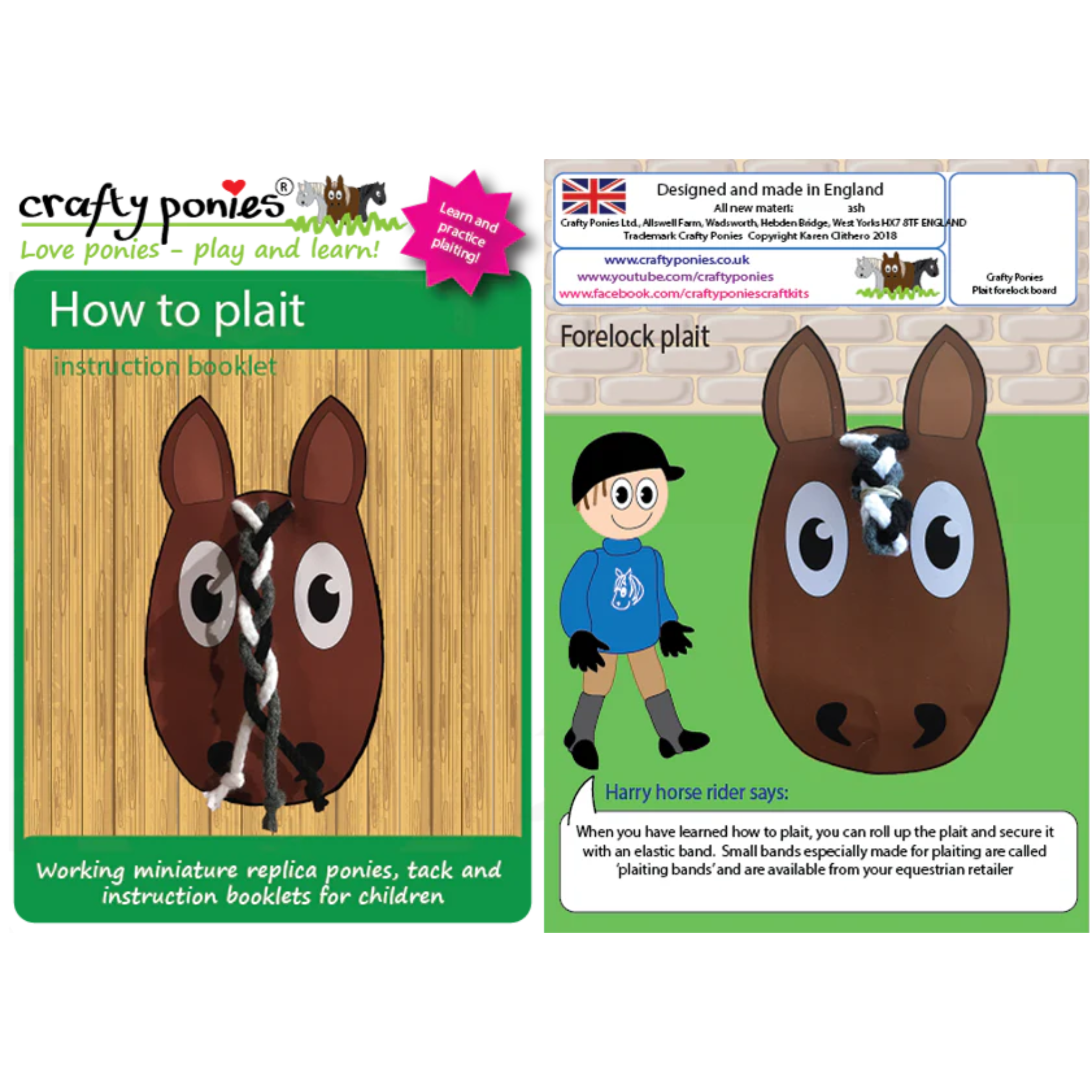 Crafty Ponies How to Plait Tails Book