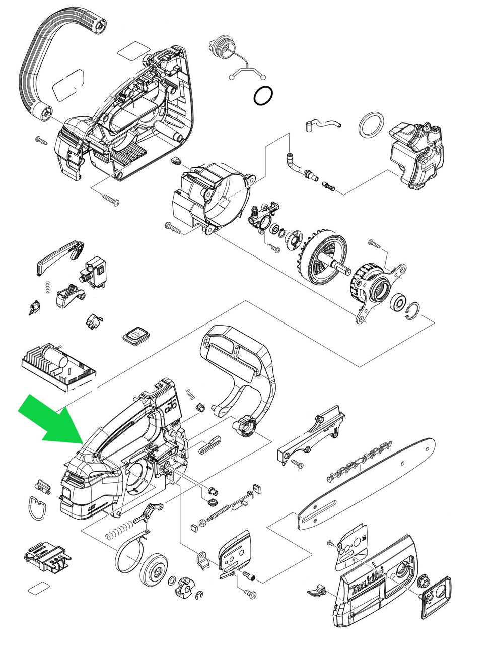 Makita chainsaw parts near shop me