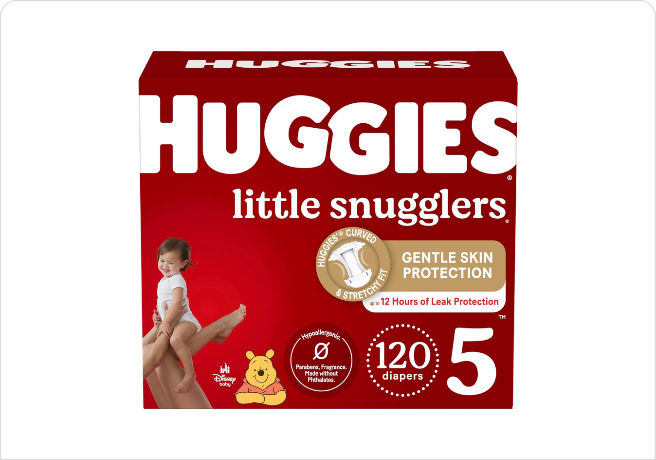 Huggies Size 1 Diapers, Little Snuggler Diapers, (8-14 lbs), 84 Count,  Newborn