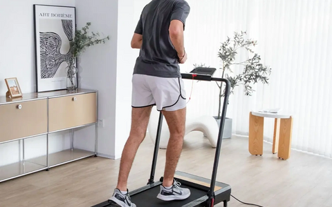 Tousains 2 in 1 incline treadmill could absorb shock