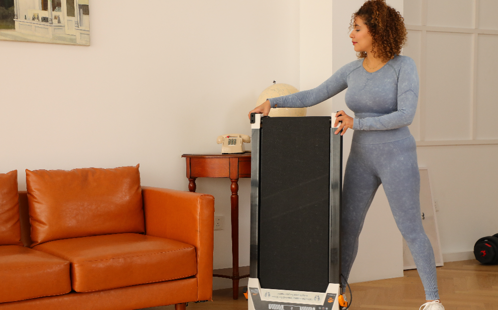 Enjoy your workouts at home with Tousains small treadmill for home: Walker MS-6s