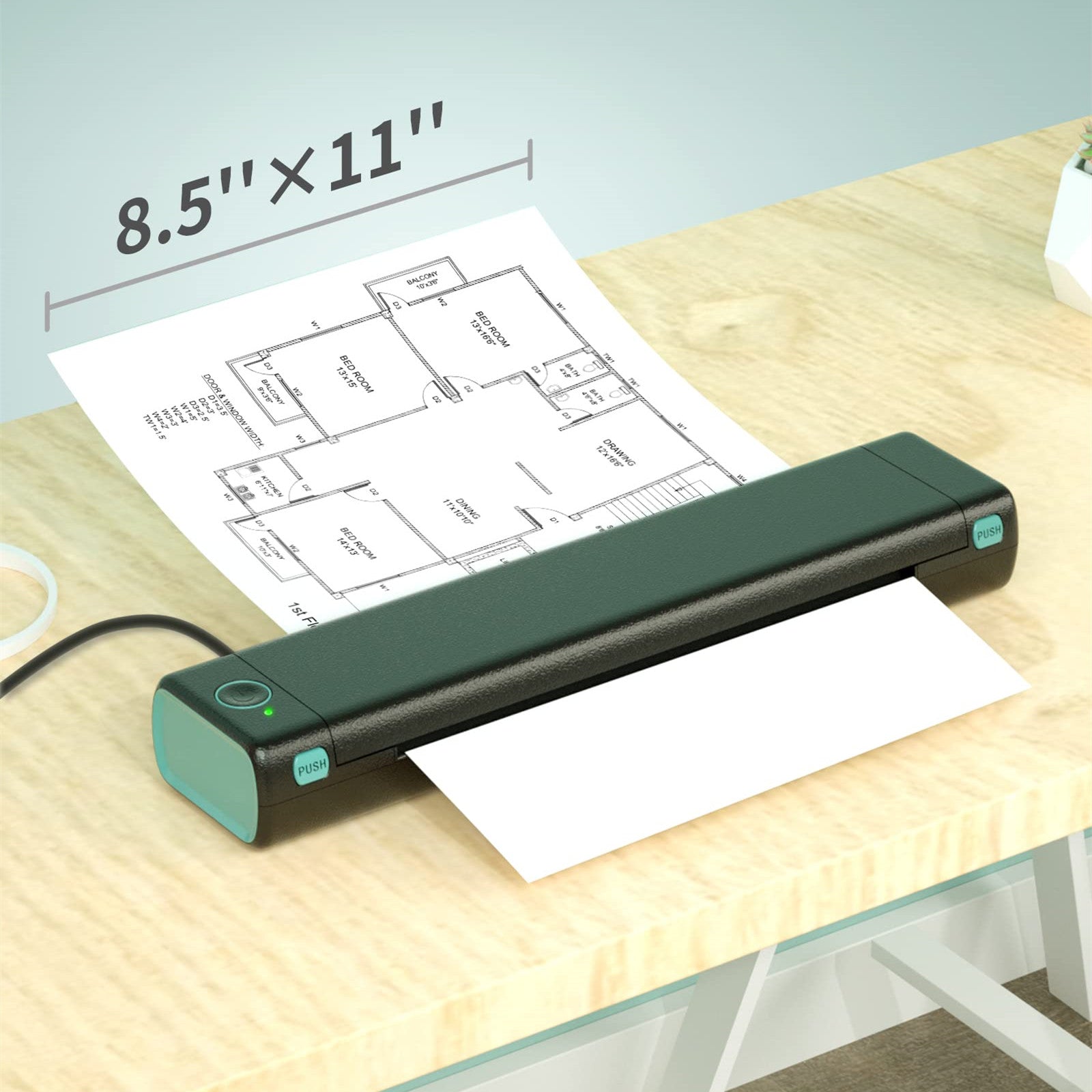 Premium Phomemo M08F A4 Portable Thermal Printer