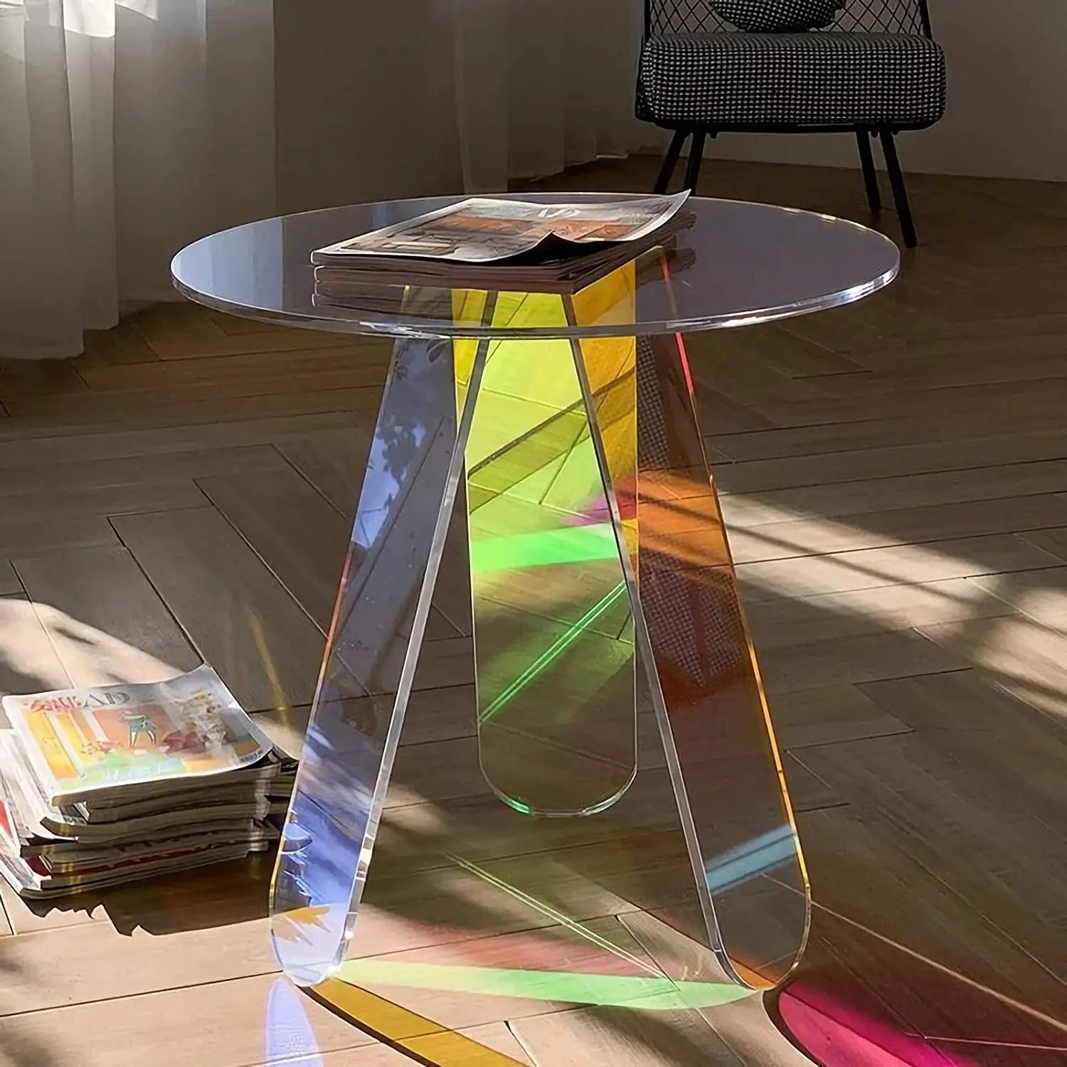 Acrylic Rainbow Coffee Table Original size