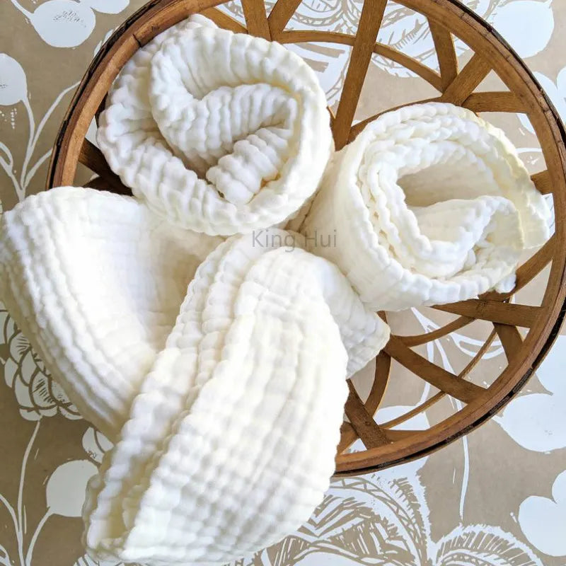 "Newborn Baby Blanket: Winter Muslin Cotton Swaddle, 6 Layers"