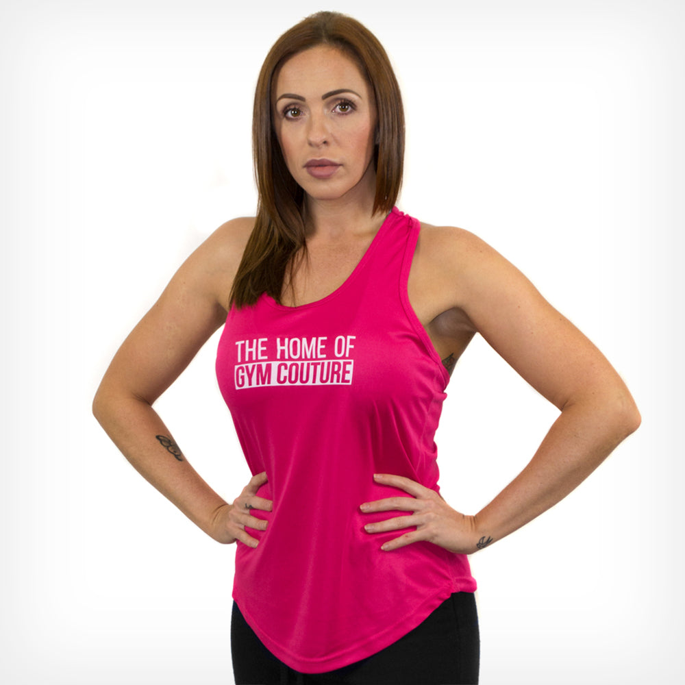 hot pink women's tank tops