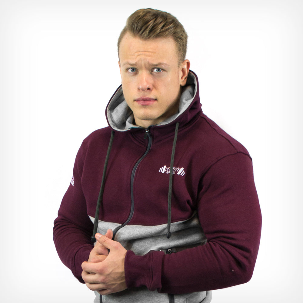 maroon tracksuit mens