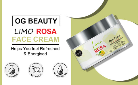 Elevate your skincare experience with OG Beauty Limo Rosa Face Cream.