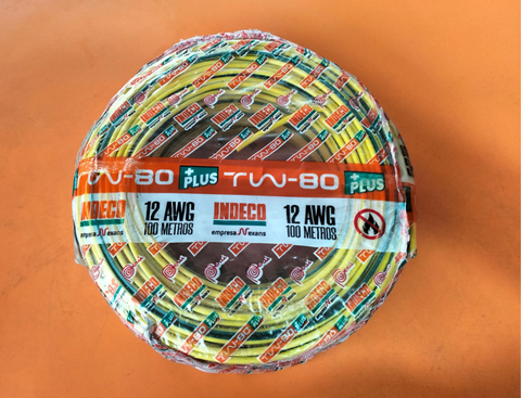 cable tw 12 verde amarillo