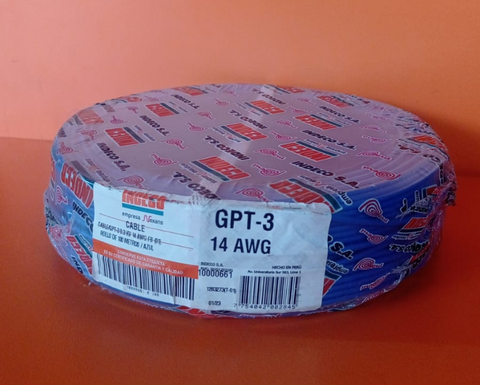 cable gpt 14 azul indeco