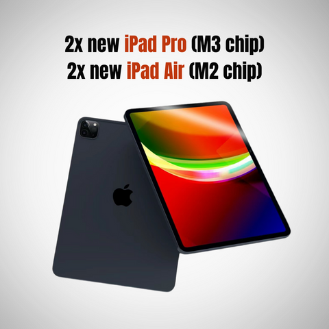 new ipad pro and ipad air 2024