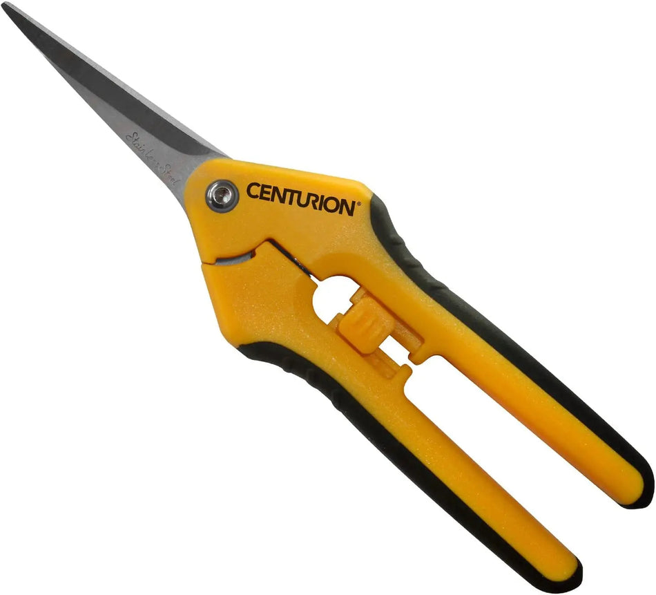 AC Infinity, Stainless Steel Pruning Shear with Cleaning Kit, 6.6” Straight Blades