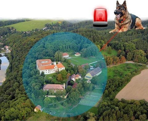TRACKSOON® T920A GPS tracking collar for dogs - geofence