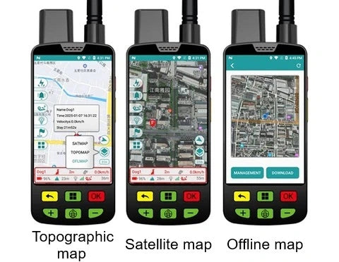 eSEEK® GPS kit for hunting dogs - maps
