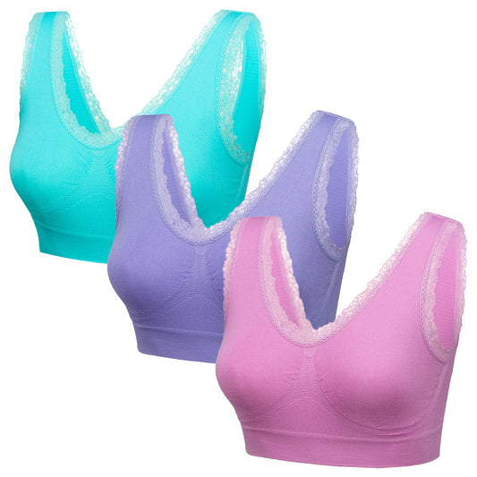 Buy Lace Bras 3 Pack from Next