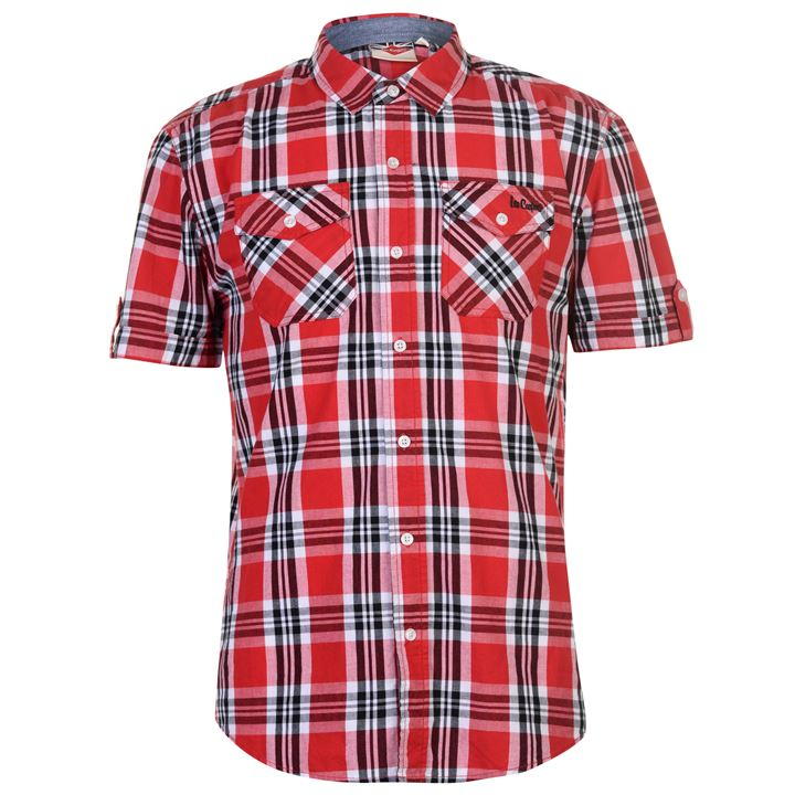 red white shirt mens