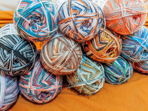 A small collection of Perfect Pair yarns in my stash