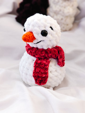 Finley the Snowman Crochet Pattern by the Alpine Stitch