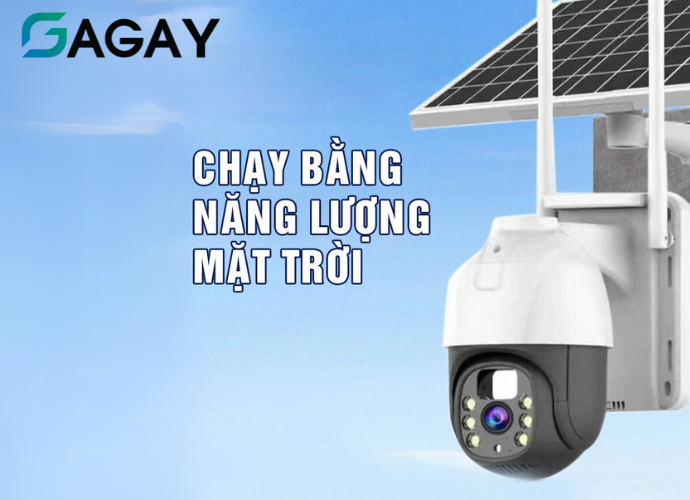 Camera Năng Lượng Mặt Trời 1080P HD 4G WiFi Đôi Nguồn Sáng Phát Hiện Chuyển Động 2 Chiều