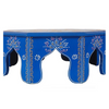 Hand-Painted Wooden Bajot Set for Multi-Purpose Home Decor and Pooja ( Set of 3 )
