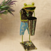 Painted Iron Frog Pen Stand