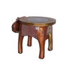 Wooden Elephant Table Cum Stool/Handcrafted with Artistic Painting (Printed)