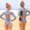 Long Sleeve Swimsuit - Southerly Tiger Reef