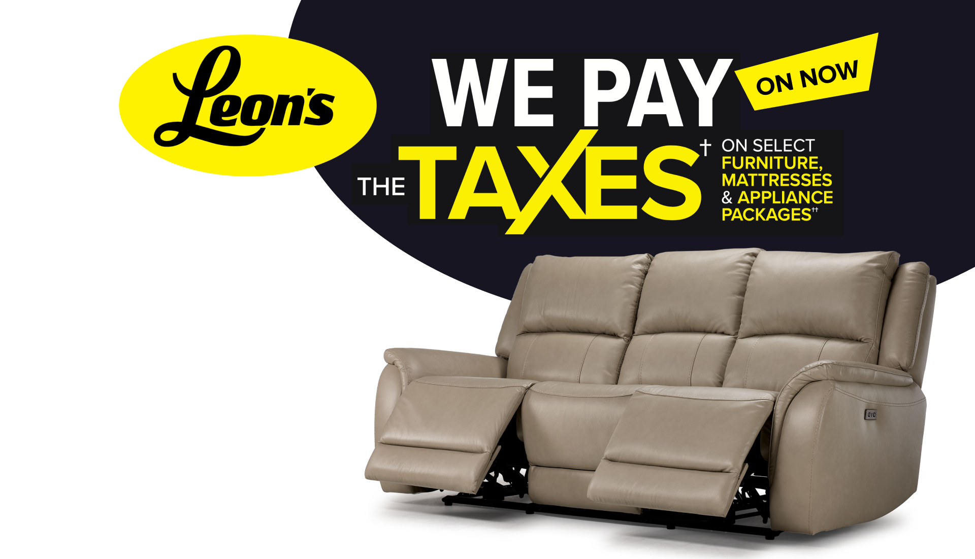 Leon's Furniture Save the Tax