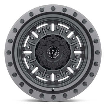 4 Llantas Abrams 17X8.5 6X114 Matte GunMetal - Black Rhino - DOBLETRACCION 
