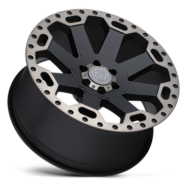 4 Llantas Warlord 17X9  6X139  Matte Black - Black Rhino - DOBLETRACCION 